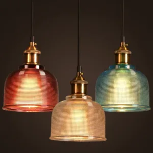 Nordic Glass Pendant Light Modern Brass Creative minimalist Chandelier For Dinning Room E27 Transparent Lampshade Restaurant