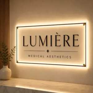 Custom Business Logo Neon Sign for Personalized Company Store UV Metal Acylic LED Shop Name Light Sign Office Shop Studio Signs