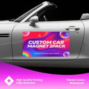 Custom Car Magnet Stickers, Durable Car Magnets, Perfect for Commercial Vehicle Advertising, Customize Your Logo
