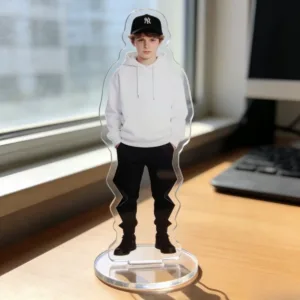 Custom Photo Acrylic Desktop Standee — Personalized Character Standee, Home Decor Art Piece