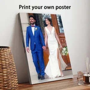 Custom 2D Photo Poster — Wall Art Keepsake, Personalized Photo Customization, Vibrant Design, Durable Materials