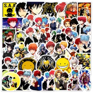 10/30/50pcs Japanese Anime Assassination Classroom Graffiti Classic Stickers Water Removable Trolley Boxdecal Home Decor