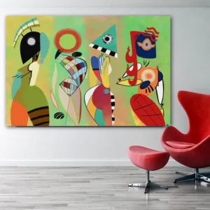 Modern Canvas Paintings Vasily Kandinsky Wall Art Abstract Oil Painting For Home Room Decorative Pictures