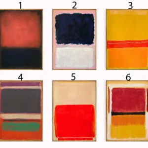 Wall Decor, Mark Rothko Poster Sets, Rothko Print, Abstract Art, Abstract Print, Vintage Art, Minimalist Poster, Interior Design