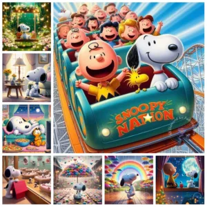 Peanuts Snoopy Diamond Painting Kit 5D DIY Diamond Embroidery Cross Stitch Handmade Art Gift Crafts Home Decor