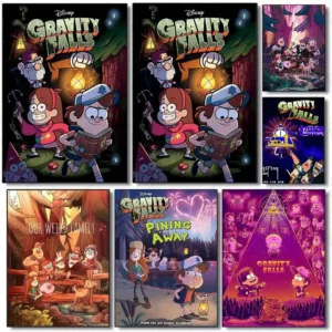 Coloring By Numbers Anime Gravity Falls DIY HandPainted Adult Number Painting Home Living Room Art Craft