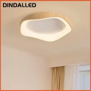 Modern Nordic Remote Control LED Ceiling Lamp for Bedroom Living Room Indoor Chandelier Home Lighting Fixture