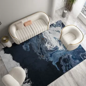 Light Luxury Rugs for Bedroom Thick Plush Lounge Floor Mat Nordic Style Living Room Decoration Large Carpet Home Fluffy Soft Rug