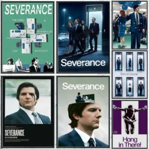S-S-Severance Movie Painting Calligraphy HD Canvas Poster Crease Free Waterproof All Space Wall Decor