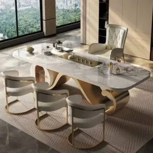 Beige Creamy Luxury Dining Chairs Designer Italian Arm Chair Dining Chairs Wedding Pliable Silla Para Comedor Furniture For Home