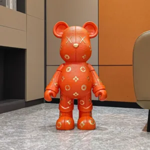 Light Luxury Resin Piggy Bank for Living Room TV Cabinet Decor New House Housewarming Gift Hotel Decoration Resin Bear Ornament