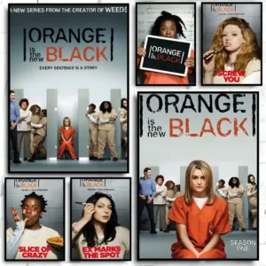 Movie Orange Is the New Black Poster Poster decorative paintings, wall hangings for study living room, personalized home