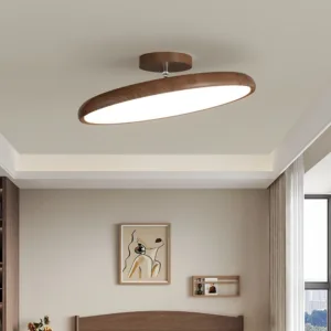 Retro Round LED Ceiling Light Living Room Light Home Hotel Lighting Fixture Bedroom Ceiling Lamp Vintage Children‘s Room Light