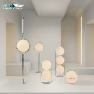 Modern Design LED Standing Floor Lamp For Living Room Hotel Bedroom Floor Lights Ball Bedside Floor Lamp Art Deco Standing Light
