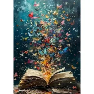 GATYZTORY Paint By Number Butterfly Book Drawing On Canvas HandPainted Painting Art Gift DIY Pictures By Number Kits Home Decor