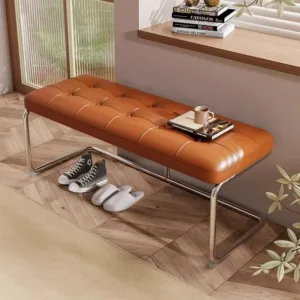 Furniture Bedroom Dining Stools Retro Living Room Office Restaurant Modern Dining Stools Simple Metal Benches Tafel Bank MHCD