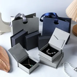 Flip Book Jewelry Box Unique Magnetic Jewelry Box Magnetic Closure Jewelry Box High-Quality For Home Decoration Business Trip