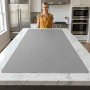 Extra Large Silicone Mat 58x118cm Waterproof Table Protector Heat Resistant Non-Slip Kitchen Countertop Pad Desk Mat