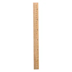 Dual-Sided Bamboo Ruler Accurate Scale for Dressmaking Sewing Tool Shirt Measuring Cutting Pattern Tailor Bamboo Ruler