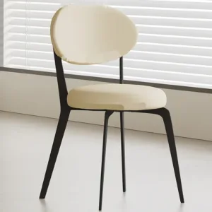 2pc Modern Unique Dining Chair Nordic Simple Luxury Glamour Dining Chair Set Of 2 Senior Classic Silla Restaurant Furniture