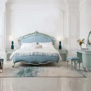 !@Foshan Classical Luxury Antique king Size Bed Luxury Beds Luxury Classic Bedroom Furniture