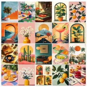 GATYZTORY Frame Diy Painting By Numbers Flowers Art Drawing Coloring By Numbers For Adults Crafts Diy Gift Home Wall Decor