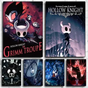 Hot Popular Video Game Hollow Knight Posters and Prints Canvas Printing Modern Wall Art Picture for Living Room Home Decoration