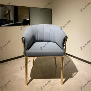 BJ Creative Modern Luxury Fabric Single Lounge Chair For Living Room Dining Room Comfortable Upholstered Armchair