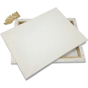 2pcs/4pcs 30x40cm 100% Cotton 280g Blank Stretched Canvas Oil Acrylic & Pouring Art