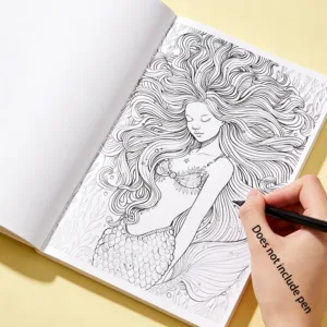 An Adult Stress Relief Line Manuscript Graffiti Book, Zen Wrap Pattern Picture Book Coloring Book Art Line Drawing Exercise Book