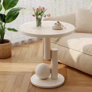 Modern Coffee Table Side Cabinet Dinning Table Bedside Table Space Saving Side End Table Home Decoration