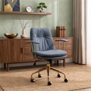 Executive Office Chair Artificial Leather Modern Computer Desk Chair Lift Swivel Armchair for Meeting Room Home Office Furniture