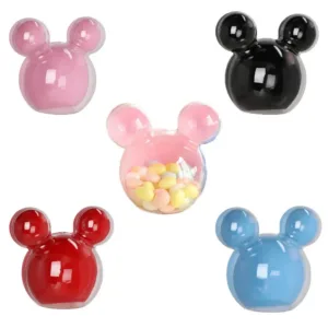 New Mckey Mouse 12 Piece/batch Plastic Candy Box Children's Birthday Party Decorative Candy Box Baby Shower Supplie