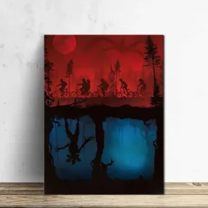 1pc Wall Art Canvas Paintings Upside Down Monsters Oil Painting On Canvas Wall Art Artwork Painting Home Wall Decor No Frame