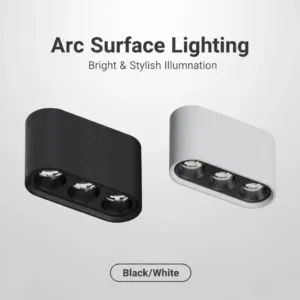 LED Ceiling Spotlight Surface Mounted Lighting Fixtures Living Room Linear Light COB Chip Spotlight