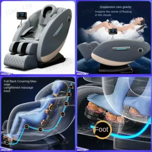 for Shiatsu Zero Gravity Full Body Massage Chair 3D Head Luxury Foot Massage Armchair Modern Home Spa Electric Recliner