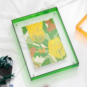 Colored Acrylic Photo Frame For Hall Bedroom Wall Living Room Oil Painting Album Photo Frame Placement Table Wall-mounted Unit