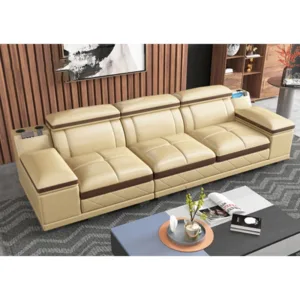 Modern Design Home Decor Sectional Couch Living Room Sofa Set Furniture L Shape Luxury Leather Corner Modular Sofa
