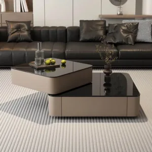 Minimalist Aesthetic Coffee Table French Trendy Elegant Organizer Drawer Coffee Table Cool Eclectic Table Basse Salon Furniture