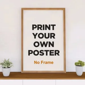1pc Customized Portrait Landscape Poster Printing Custom Frameless Canvas Photo Personalized Gift Home Decor for Living Room