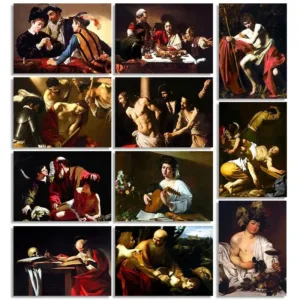 Caravaggio Oil Painting, HD Canvas Printed Poster, Home Living Room Bedroom Decoration, Wall Art
