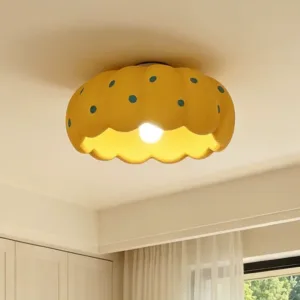 Minimalist LED Pendant Light Creative Cream Pumpkin Chandelier for Bedroom Dining Room Home Decor Indoor Lighting Hanging Lamp