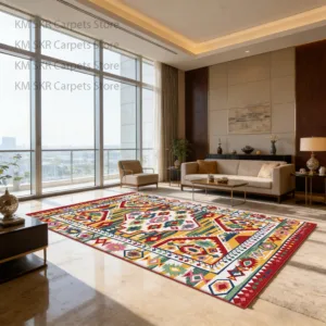 Persian Retro Luxury Large Living Room Carpet Decoration Bedroom Antiskid Machine Washable Floor Mats Geometric Soft Office Rug