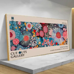 Henri Matisse Flower Poster Japanese Abstract Exhibition Canvas Painting Print Wall Art Picture for Living Room Home Decor