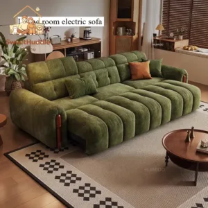 Extendeble Adults Electric Sofa Green Bed Loveseat Armchair Electric Sofas Floor Living Room Muebles Para El Hogar Furnitures