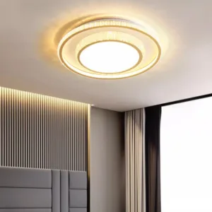 Luxury Living Room Lights Lustre Home Decoration LED Ceiling Lamp Modern Square Acrylic Gold Hall Bedroom Dining Room Fixtures