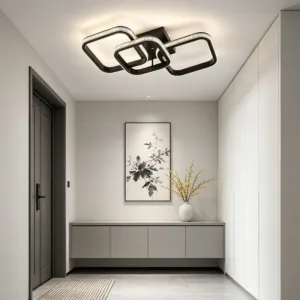 Modern LED Ceiling Lights Nodic Home Lighting Led Surface Mounted for Bedroom Living Room Corridor Light 3-color Light Aisle