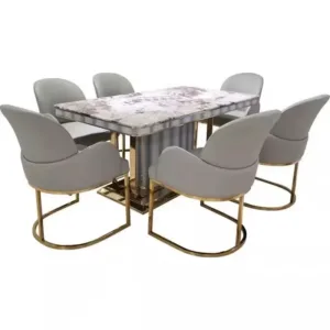 #Furniture Dining Room Table Sets Dining Family Banquet Table With 6 Chairs Dining Table Set 8 Seater