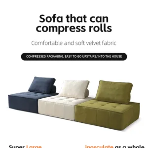 Vacuum Compressed Sofa Chair Portable Armchair Comfortable Space-Saving Modern Living Room Furniture Wholesale