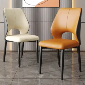 Italian Luxury Dining Chair Home Simple Modern Leisure Armchair Business Thickened Hotel Soft Home FurnitureBag Restaurant Chair